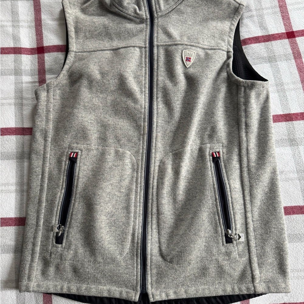 Dale of Norway Gray Vest Wool Blend